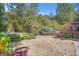 Large backyard with a deck and green space at 7523 Kimberly Lynn Ct, Lithonia, GA 30058