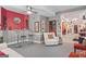 Finished basement features a bar area with seating and access to another room at 7523 Kimberly Lynn Ct, Lithonia, GA 30058