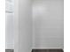 Detailed wainscoting graces this interior wall at 90 Heatherstone Way, Covington, GA 30016