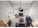 Bright living room with fireplace, vaulted ceiling, and open layout at 68 Timber Creek Estates Dr, Sharpsburg, GA 30277