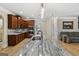 Spacious kitchen featuring stainless steel appliances, granite countertops, and a stylish island at 5760 Winding Lakes Dr, Cumming, GA 30028