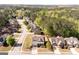 Aerial image showcasing a residential neighborhood with mature trees at 237 Highcrest Dr, Acworth, GA 30101