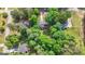 A birds eye view showcasing the properties surroundings and neighboring houses at 632 Cloudland Dr, Stockbridge, GA 30281