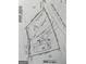 Property map showing lot dimensions, house layout, and proximity to docks at 1295 Heritage Dr, Villa Rica, GA 30180