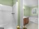 Bathroom featuring a shower and tub with double sink vanity at 105 Birch Creek Cir, Mcdonough, GA 30253