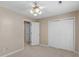 Bedroom with ample closet space and adjoining bathroom, providing a comfortable and private retreat at 105 Birch Creek Cir, Mcdonough, GA 30253
