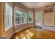 Inviting breakfast nook filled with natural light and a convenient mudroom entrance at 857 Cooper Rd, Social Circle, GA 30025