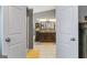 This bathroom has a double vanity, soaking tub, and a decorative mirror at 243 Kensington Trce, Stockbridge, GA 30281