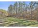 Expansive backyard with lush green grass, bordered by tall trees offering privacy at 1234 Coweta Heard Rd, Hogansville, GA 30230