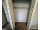 Open closet space with neutral walls and carpet at 1466 Pine Log Ne Rd # A, Conyers, GA 30012