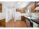 Kitchen featuring stainless steel appliances, wood cabinets, and new countertops at 6369 Havenridge Dr, Riverdale, GA 30274