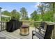Back deck perfect for grilling and relaxing while enjoying a great outdoor view at 6915 Rambling Vale, Cumming, GA 30028