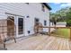 Wooden deck with outdoor seating that offers a relaxing outdoor experience at 2955 Peeksville Rd, Locust Grove, GA 30248