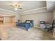 Open floor plan with a bedroom, and an open space with a desk and computer for office use at 1979 Alcovy Shoals Blf, Lawrenceville, GA 30045