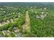 Stunning aerial shot of homes bordering a lush golf course, showcasing mature trees and serene fairways at 7020 Grand View Way, Suwanee, GA 30024