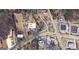 This aerial view highlights the location of two parcels of land, one 0.77 acres and the other 8 acres at 13090 Brown Bridge Rd, Covington, GA 30016