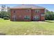 Rear exterior of a brick home with a well-maintained lawn at 3183 Jackson Creek Dr, Stockbridge, GA 30281