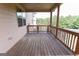Spacious back deck perfect for outdoor entertaining and relaxation with a view of the backyard at 8045 Coleson Xing, Locust Grove, GA 30248