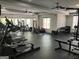 Well-equipped gym featuring treadmills, elliptical machines, weightlifting equipment, and rubber flooring at 3108 Westchester Ne Rdg, Atlanta, GA 30329
