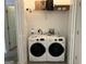 Laundry room with a modern washer and dryer at 3108 Westchester Ne Rdg, Atlanta, GA 30329