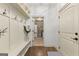 Inviting mudroom features a built-in bench, storage, and access to the laundry room at 770 Tralee Dr, Fayetteville, GA 30215