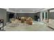 Spacious finished basement featuring modern flooring, recessed lighting, and comfortable seating at 877 Honey Creek Rd, Mcdonough, GA 30252
