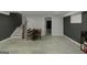 Basement dining area showcases a rustic table with seating, blending style and functionality at 877 Honey Creek Rd, Mcdonough, GA 30252