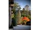 Long driveway through lush landscaping at 1345 Cashiers Way, Roswell, GA 30075