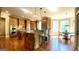 Spacious kitchen with island and breakfast nook at 1345 Cashiers Way, Roswell, GA 30075