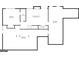 Basement floor plan features a recreation room, bedroom, wet bar, and additional storage space at 8575 Haven Wood Trl, Roswell, GA 30076