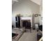Cozy living room featuring a fireplace and large open space at 213 Bonnie Sue Dr, Villa Rica, GA 30180