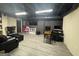 Large, finished basement offers versatile space for recreation, home office, and storage at 4080 Longford Ne Dr, Marietta, GA 30066