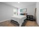 Cozy bedroom with neutral tones, carpet, and decor at 150 Gadson Dr, Fayetteville, GA 30214