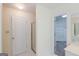 Bathroom featuring a shower and access to the walk-in closet at 3533 Saddlebrook Dr, Loganville, GA 30052
