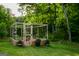 Backyard wooden garden enclosure at 855 Hood Rd, Fayetteville, GA 30214