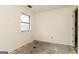 Unfinished bedroom with a window and bare walls, ready for personalization and design at 8005 Big Rock Dr, Douglasville, GA 30134