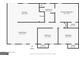 Detailed floor plan showcasing layout of kitchen, bedrooms, living room, and bathrooms at 8005 Big Rock Dr, Douglasville, GA 30134