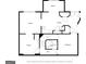 Detailed floorplan showcasing the basement layout with rooms, storage, and a bathroom at 215 Barrington Grange Dr, Sharpsburg, GA 30277