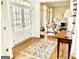 Elegant foyer with hardwood floors and an entryway into the living room at 4710 Kinsmon Pl, Marietta, GA 30062