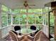 Screened porch with views of nature at 4710 Kinsmon Pl, Marietta, GA 30062