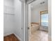 Spacious bathroom with tub, window and walk-in closet at 95 Fern Ct, Stockbridge, GA 30281