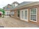 Wooden deck with view of the house at 135 Magnolia Dr, Oxford, GA 30054