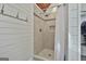 Shower with tile surround and niche at 180 Willow Lake Ln, Sharpsburg, GA 30277