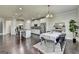 Wide open living space with combined kitchen and dining area at 7575 Old Camp Lndg, Cumming, GA 30040