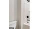 Clean, bright bathroom featuring a tub and shower combo at 980 Temple Draketown Rd, Temple, GA 30179
