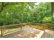 Spacious back deck overlooking lush greenery at 40 Salem Ct, Mcdonough, GA 30252