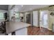 Modern kitchen features stainless steel appliances, granite countertops, and ample cabinet space at 40 Salem Ct, Mcdonough, GA 30252