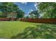 Expansive green back yard, wooden privacy fence, and storage shed, perfect for outdoor activities and storage at 3170 Butler Se Ave, Covington, GA 30014