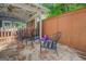A covered patio with stone flooring is perfect for entertaining at 3170 Butler Se Ave, Covington, GA 30014