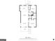 Floor plan featuring two bedrooms, three bathrooms, living room, dining area, and kitchen at 705 Berry Ct, Villa Rica, GA 30180